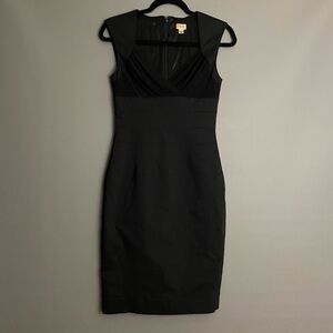 Cache- LBD/ Little Black Dress-  Flattering neckline - fitted skirt- Size 2